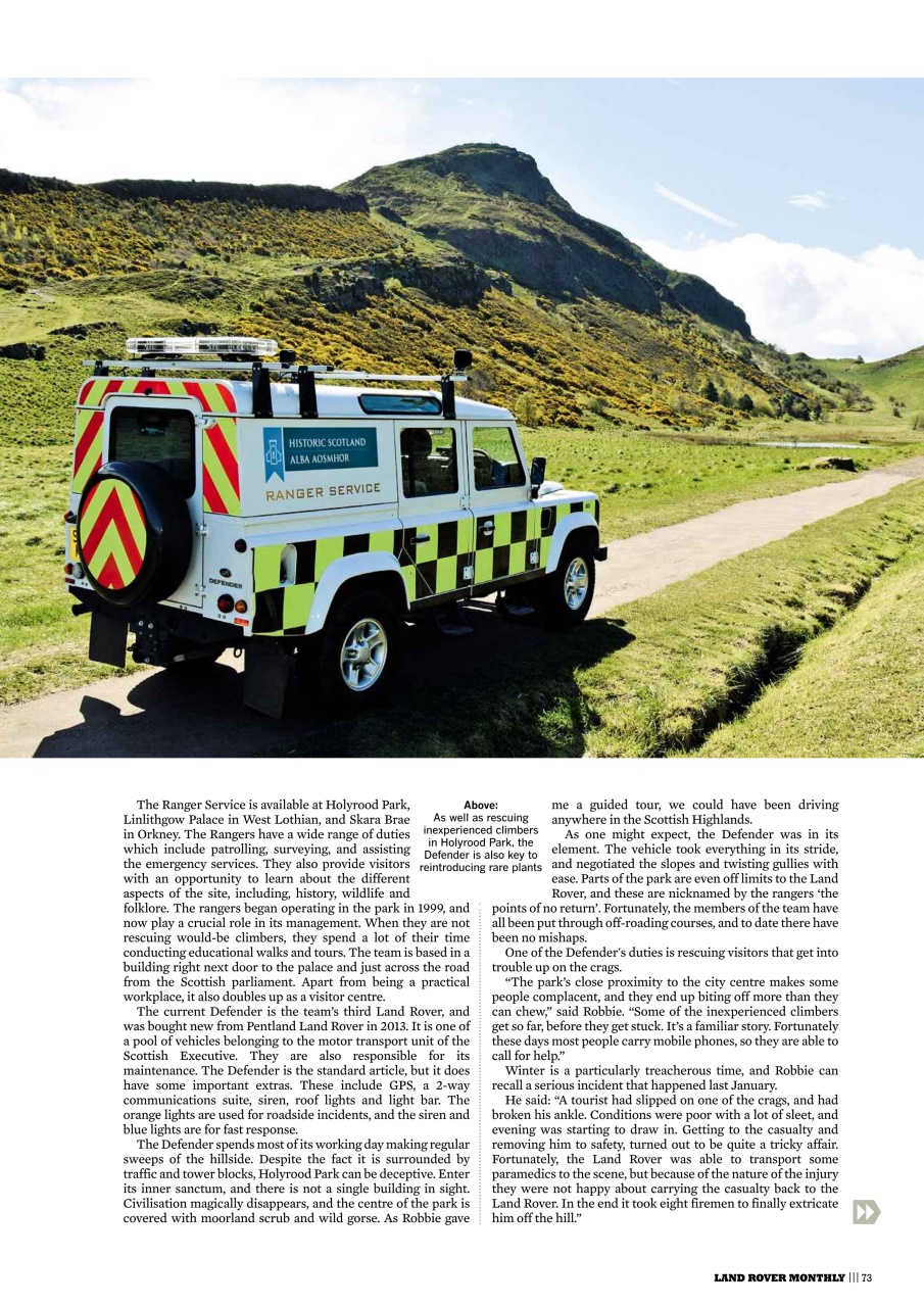 Land Rover Monthly Preview Pages