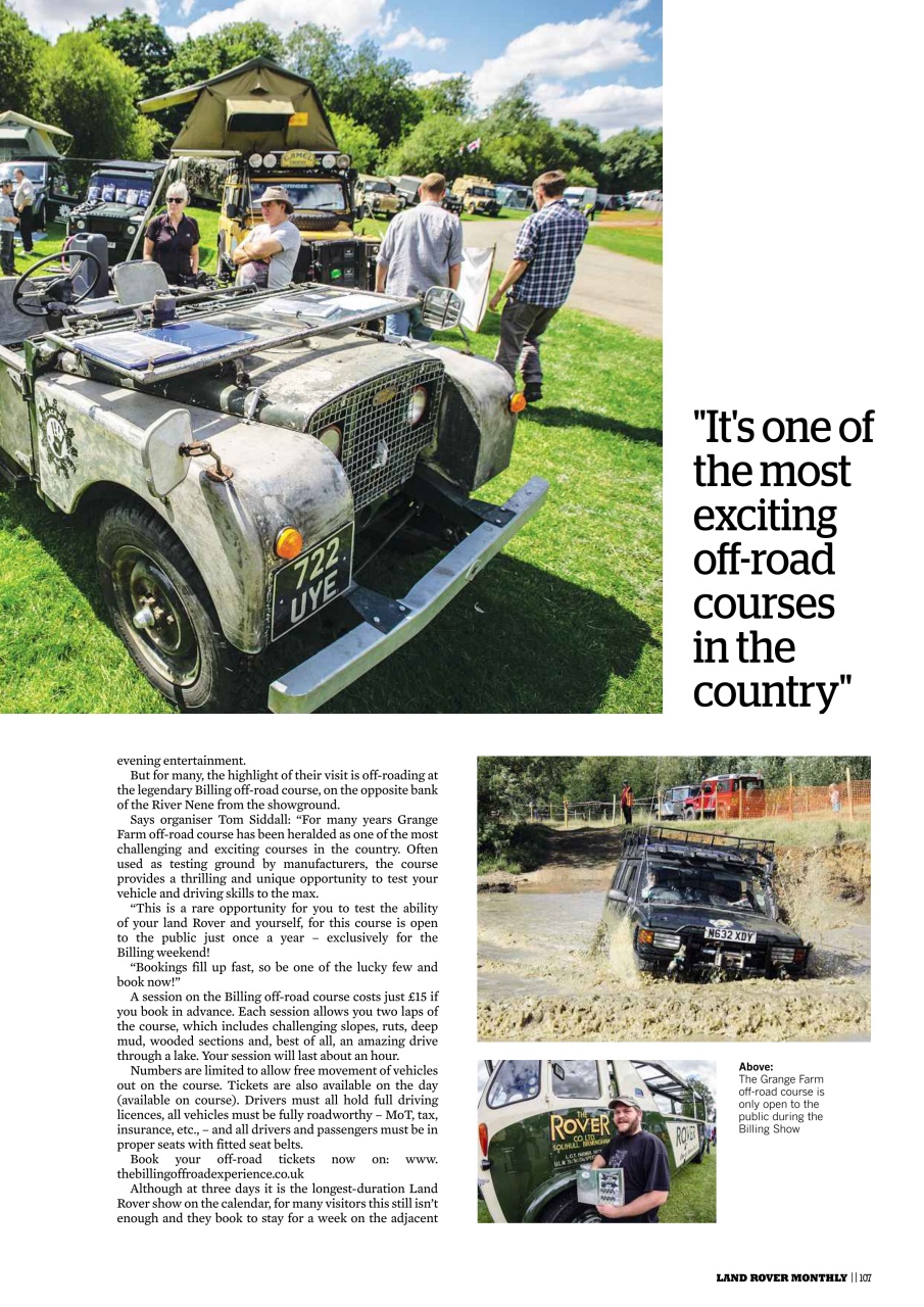 Land Rover Monthly Preview Pages