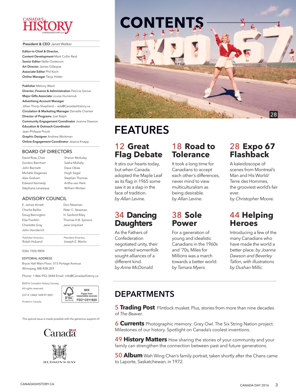 Canada's History Preview Pages