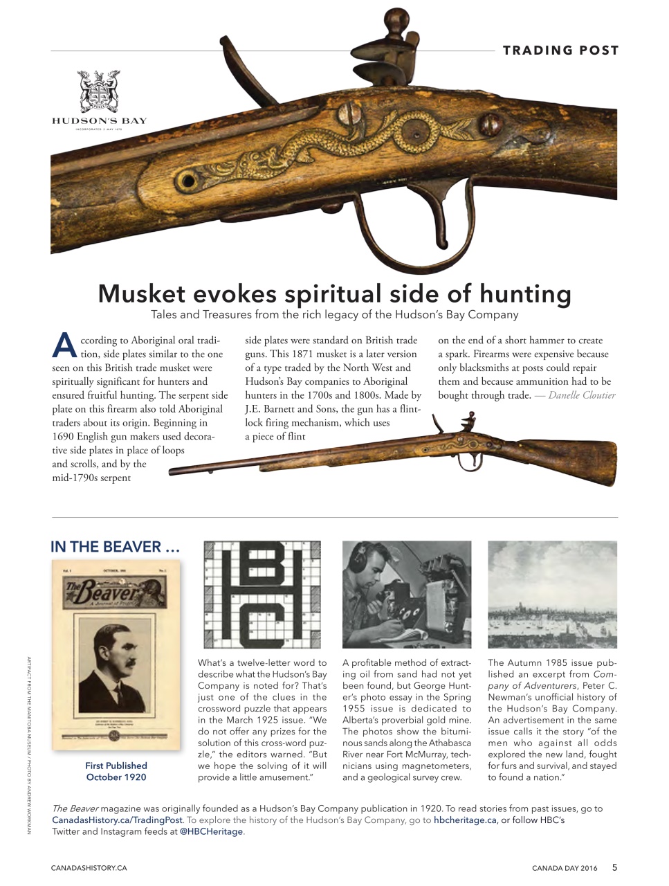 Canada's History Preview Pages