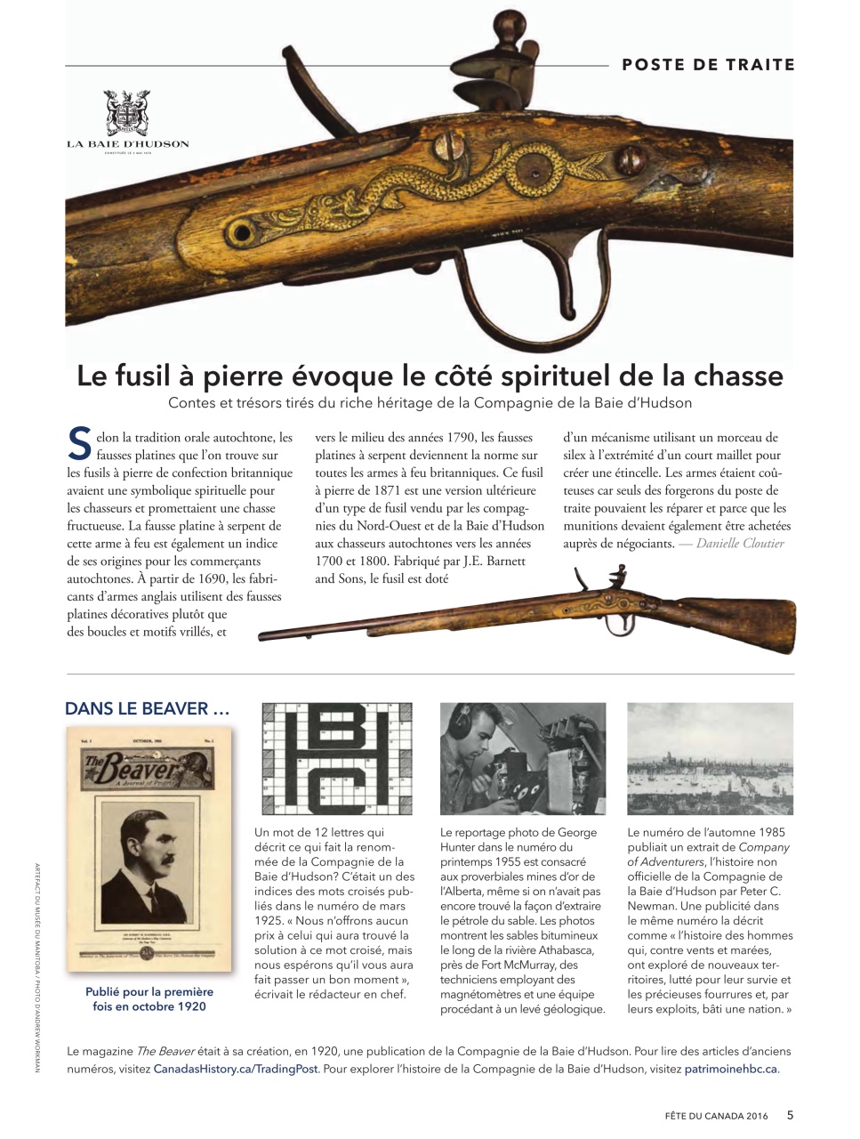 Canada's History Preview Pages