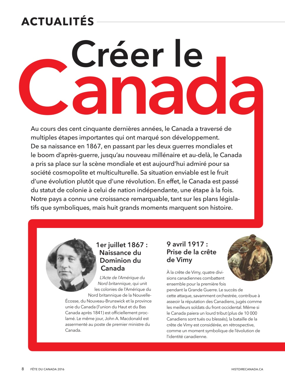 Canada's History Preview Pages