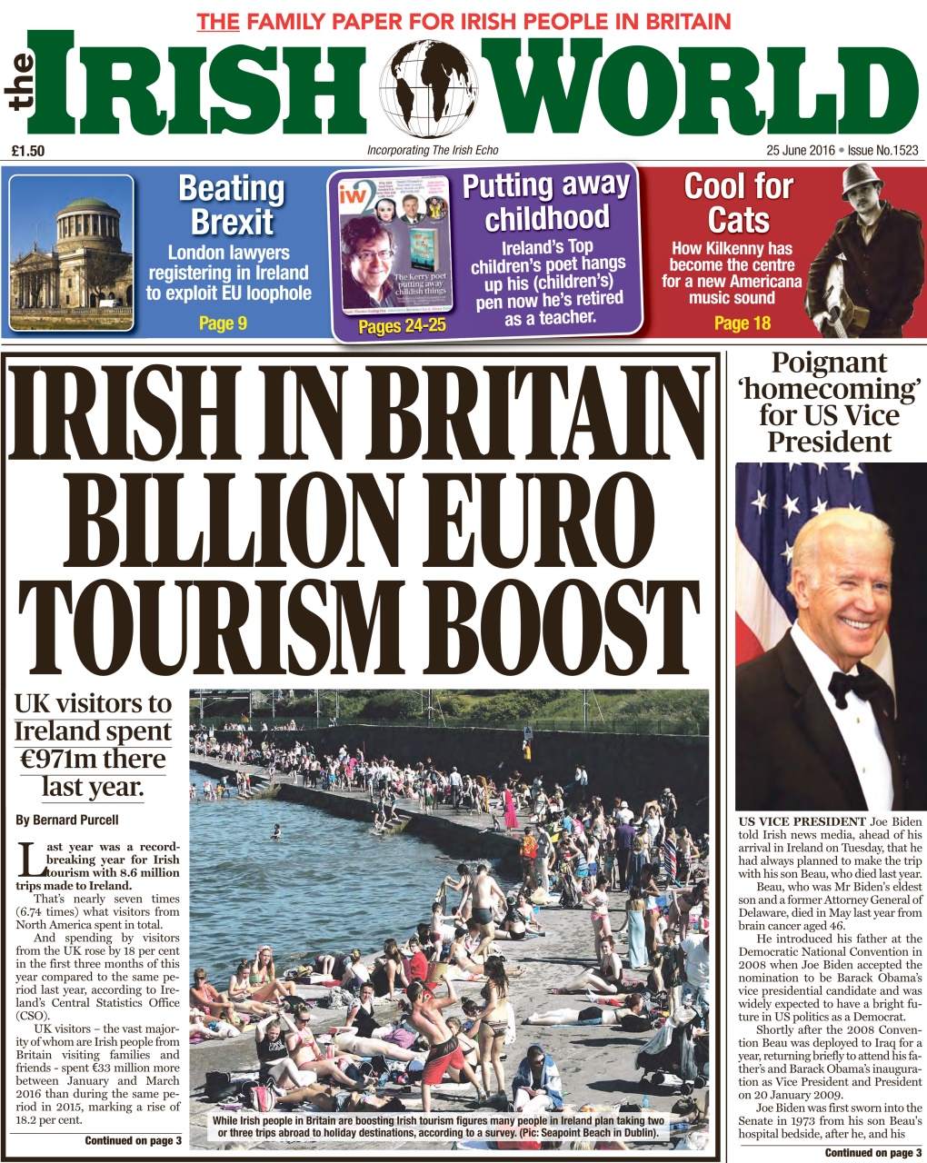 Irish World Preview Pages