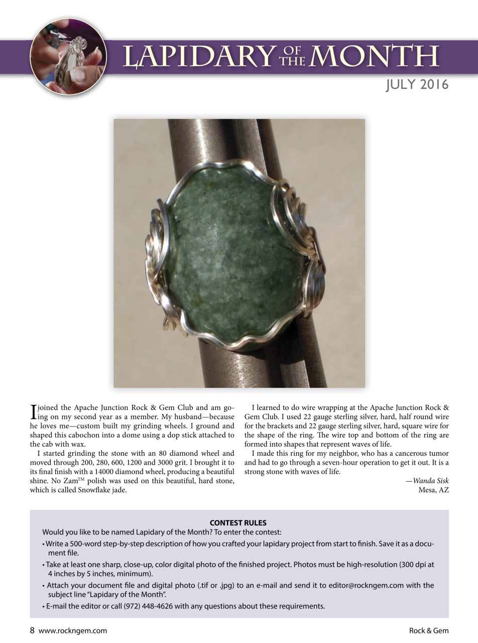 Rock&Gem Magazine Preview Pages