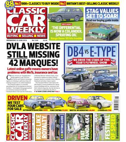 Classic Car Weekly issue 22nd June 2016