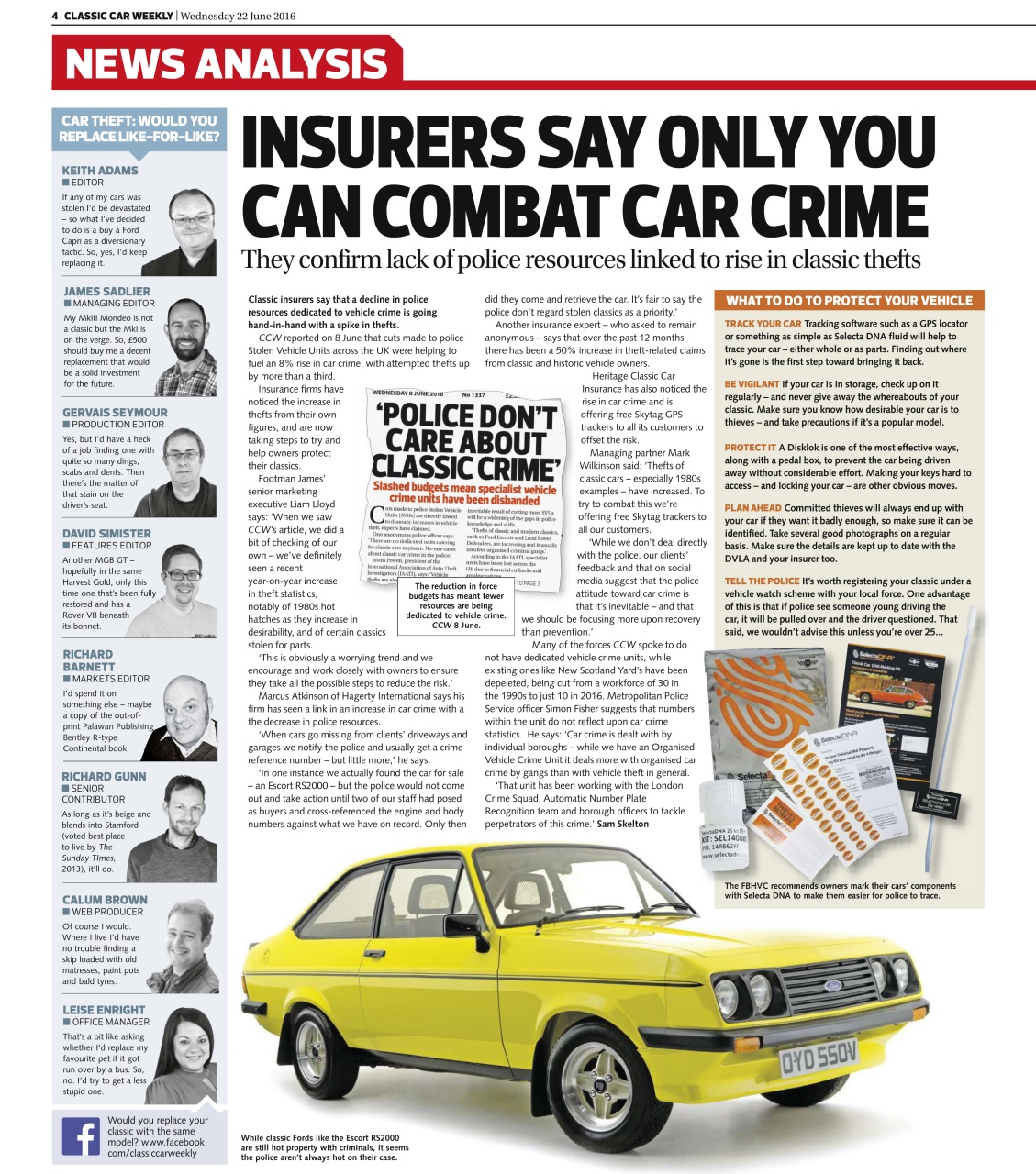 Classic Car Weekly Preview Pages