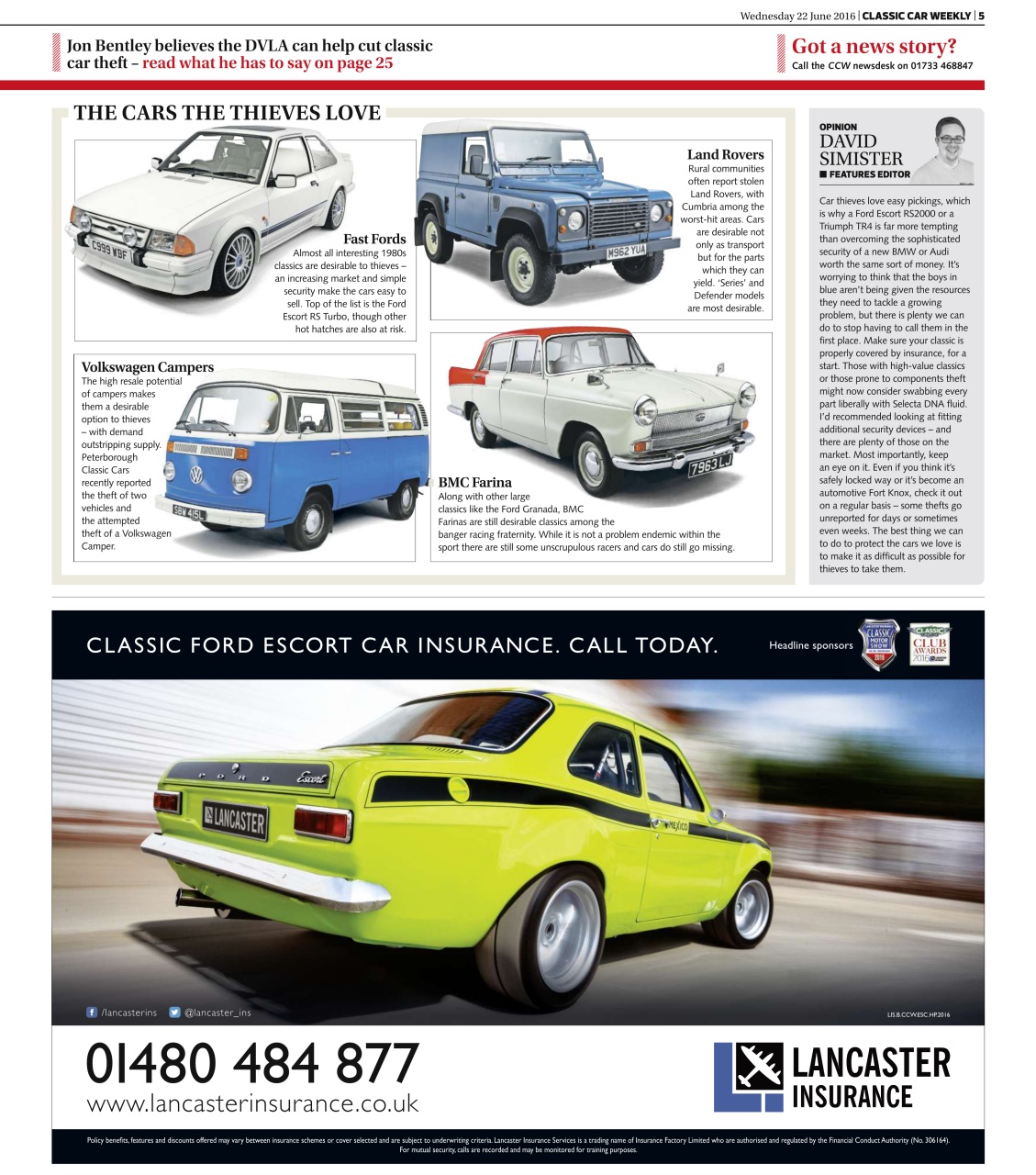 Classic Car Weekly Preview Pages