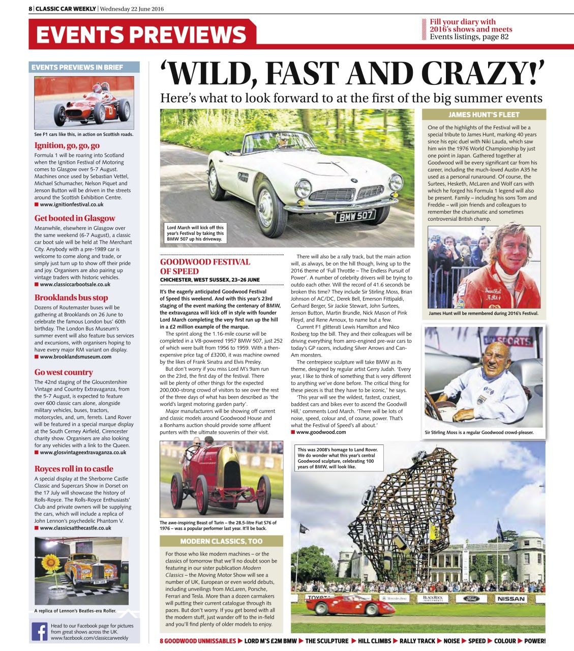 Classic Car Weekly Preview Pages