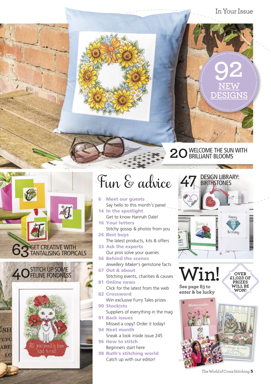 The World of Cross Stitching Preview Pages