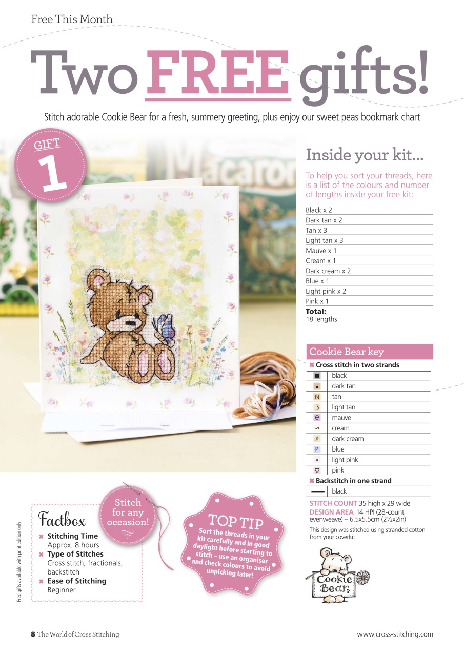 The World of Cross Stitching Preview Pages