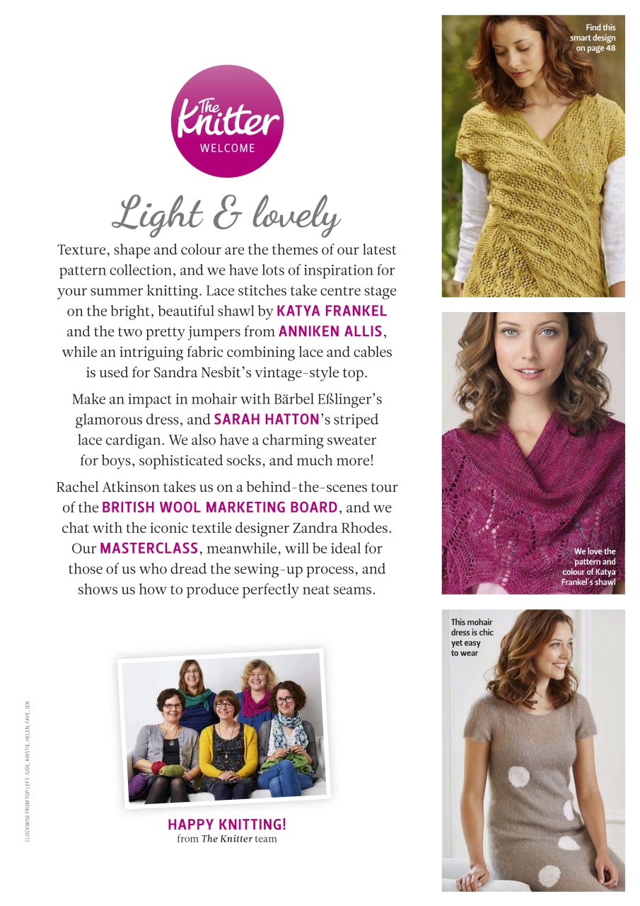 The Knitter Preview Pages