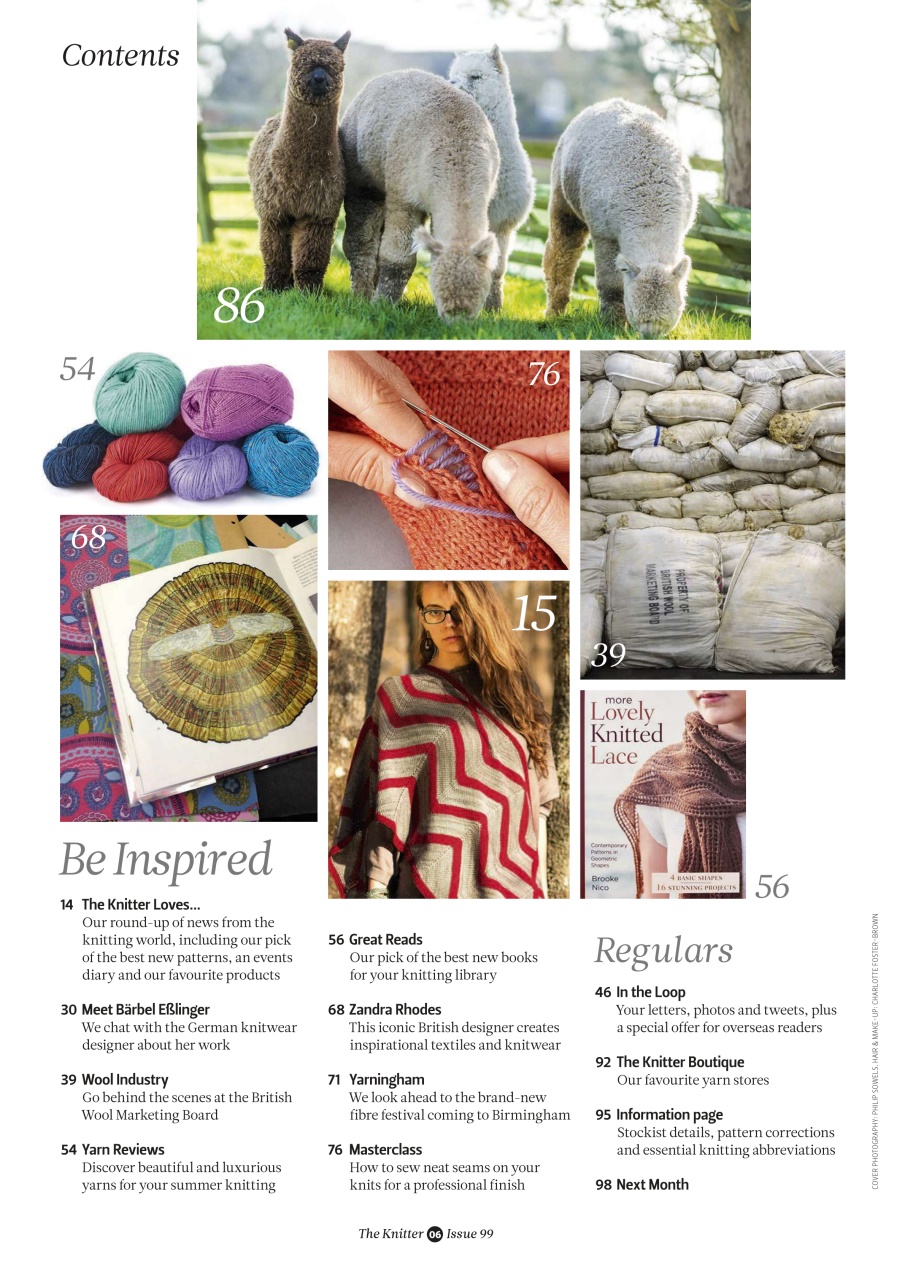 The Knitter Preview Pages