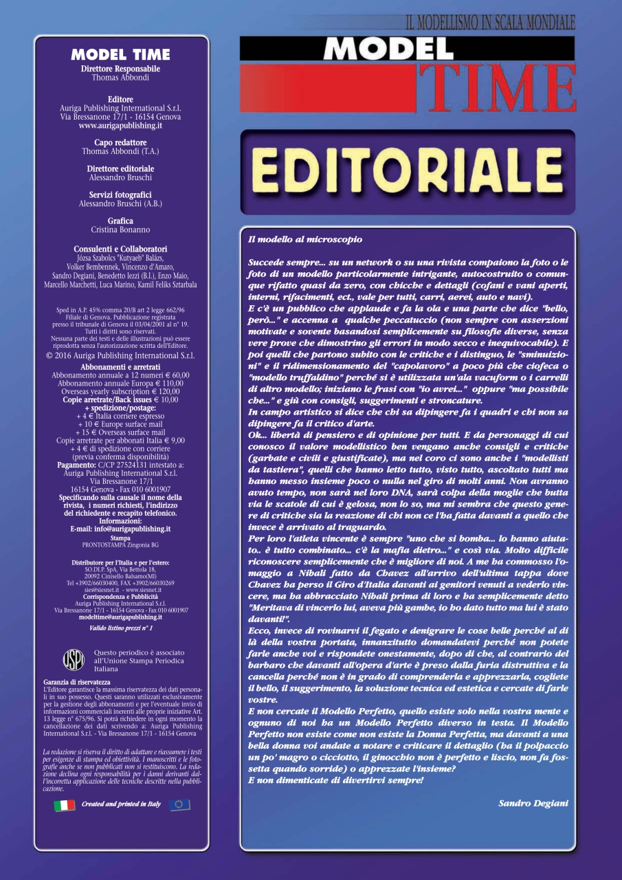 Model Time Preview Pages