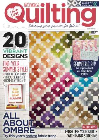 Love Patchwork & Quilting issue Issue 36
