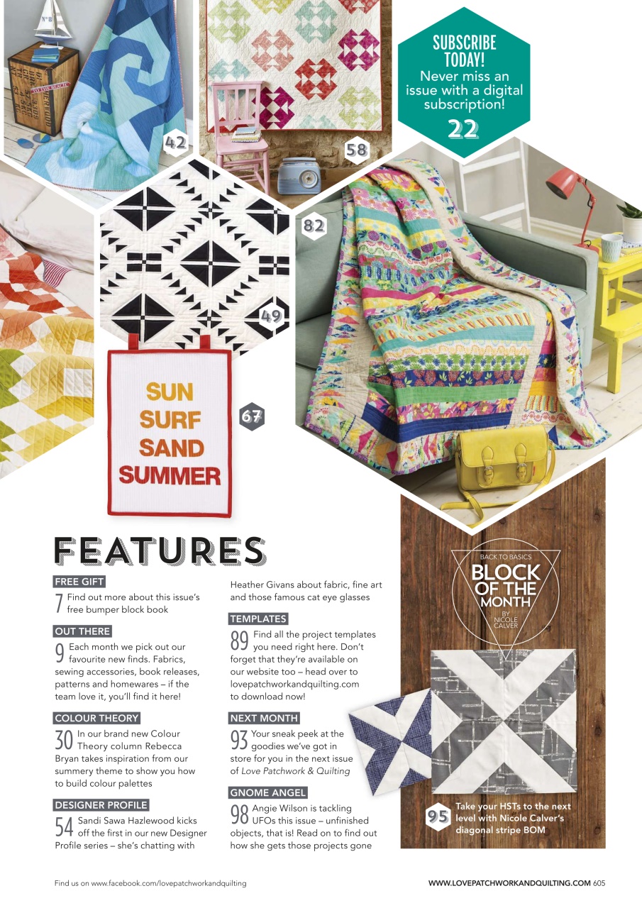 Love Patchwork & Quilting Preview Pages