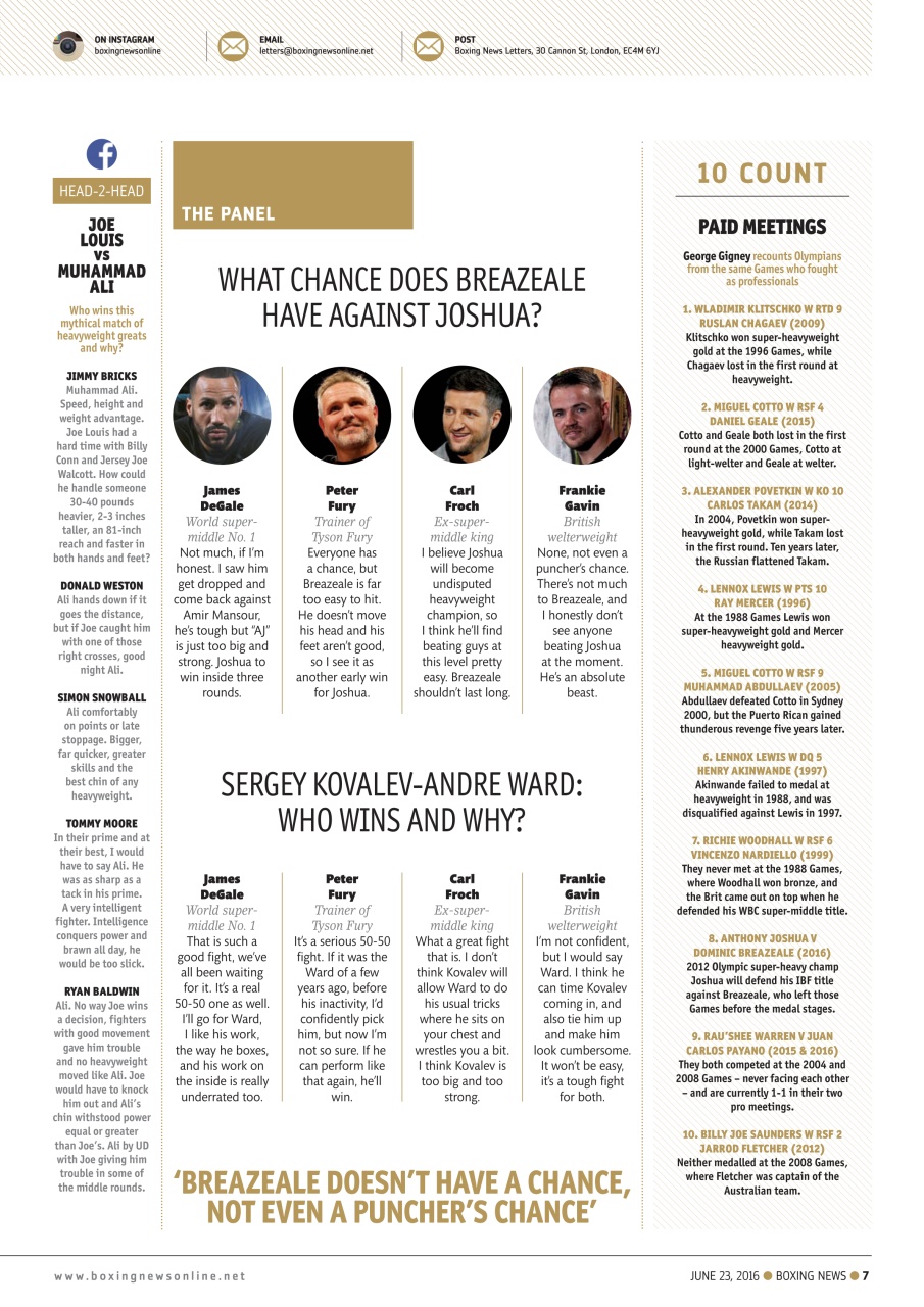 Boxing News Preview Pages