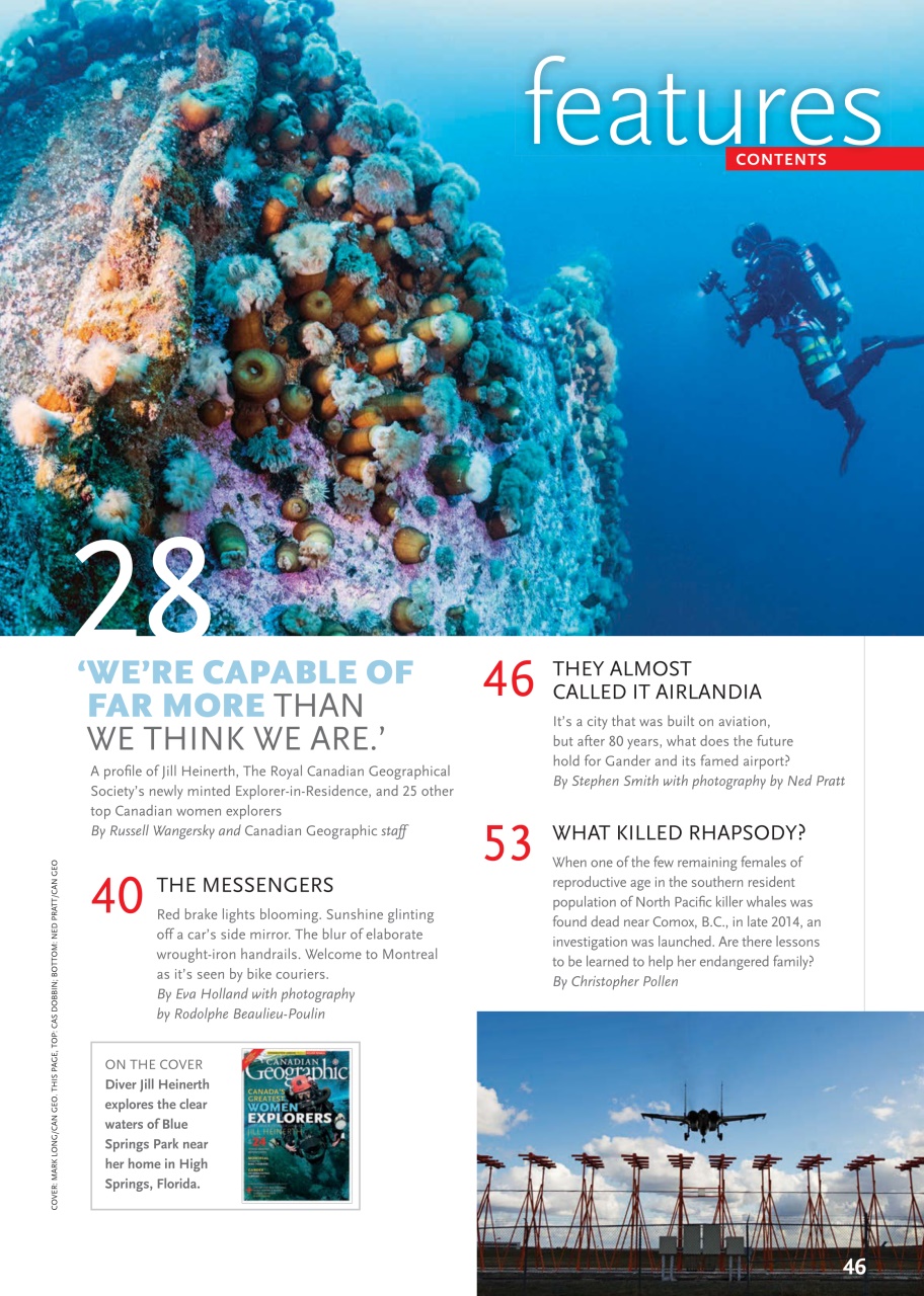 Canadian Geographic Preview Pages