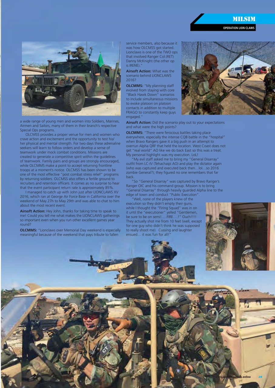 Airsoft Action Preview Pages