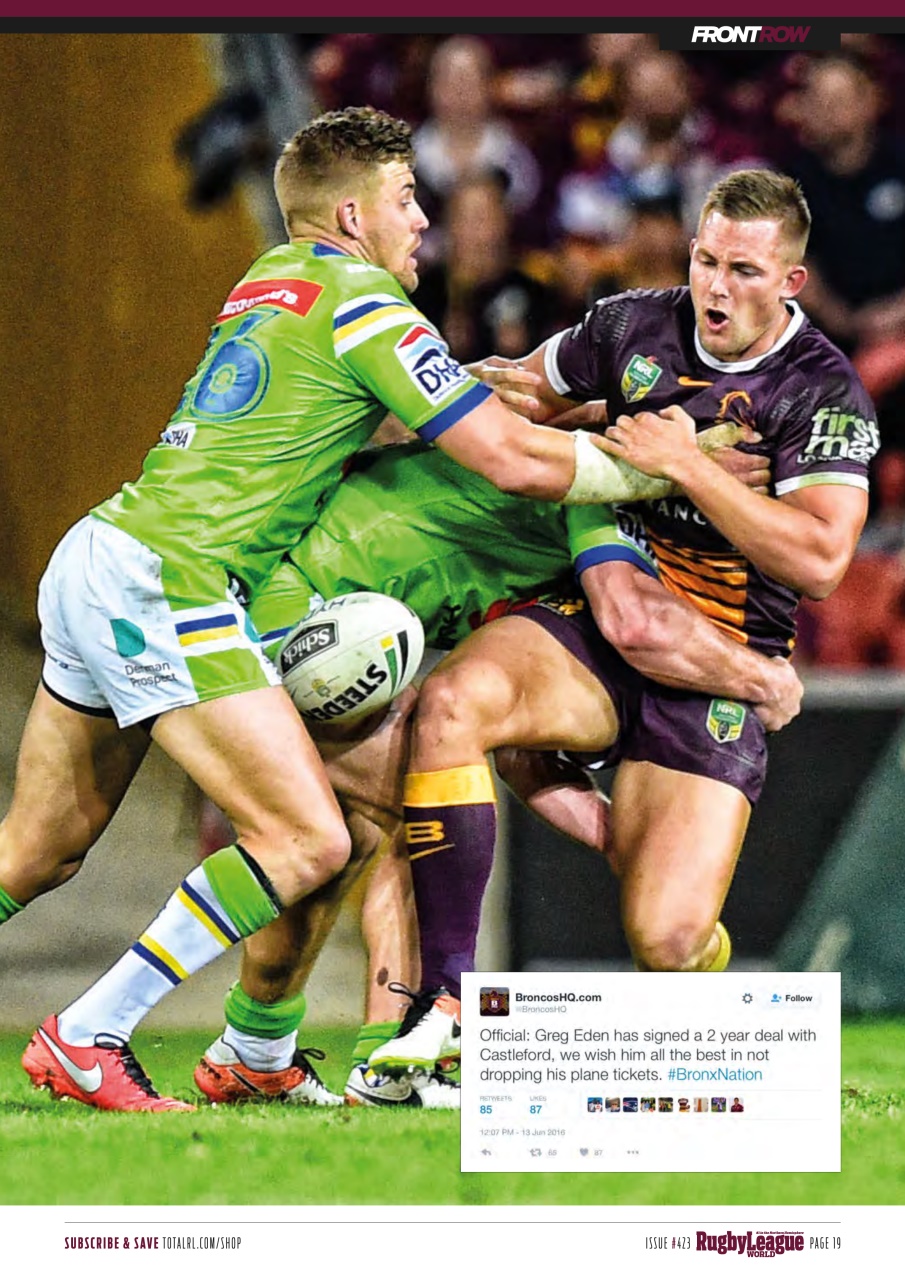 Rugby League World Preview Pages