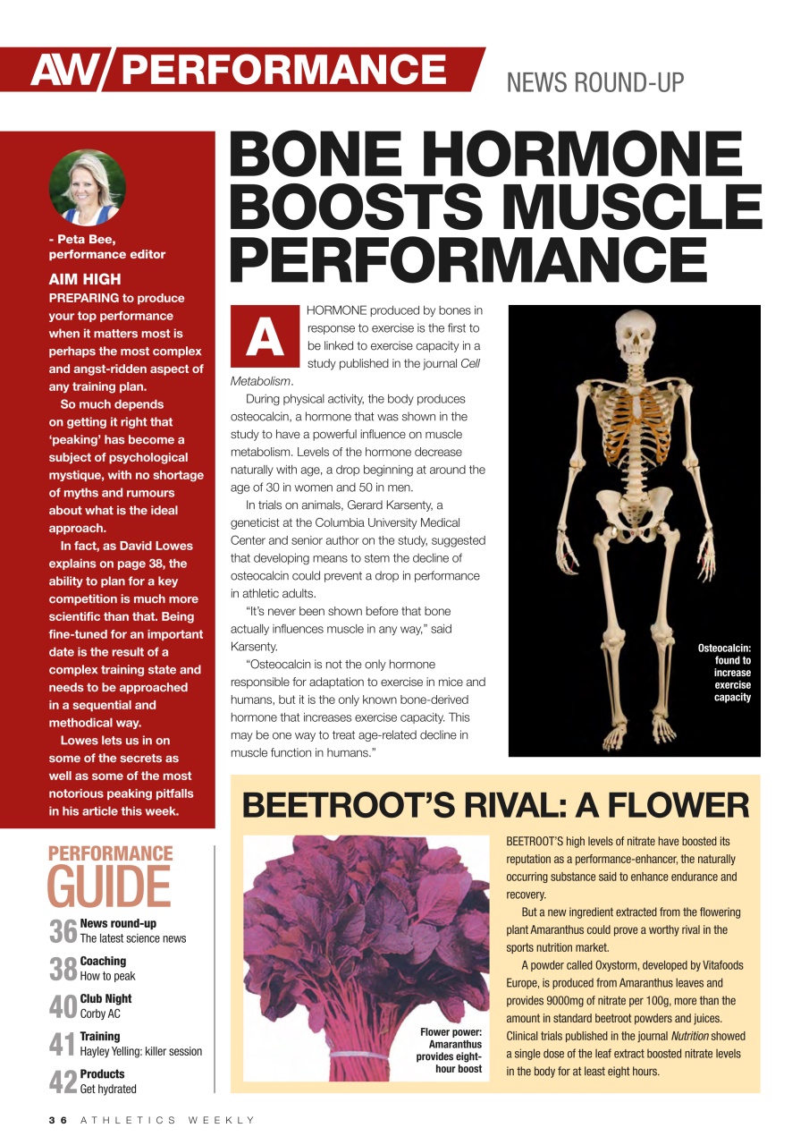 AW – Athletics Weekly Magazine Preview Pages