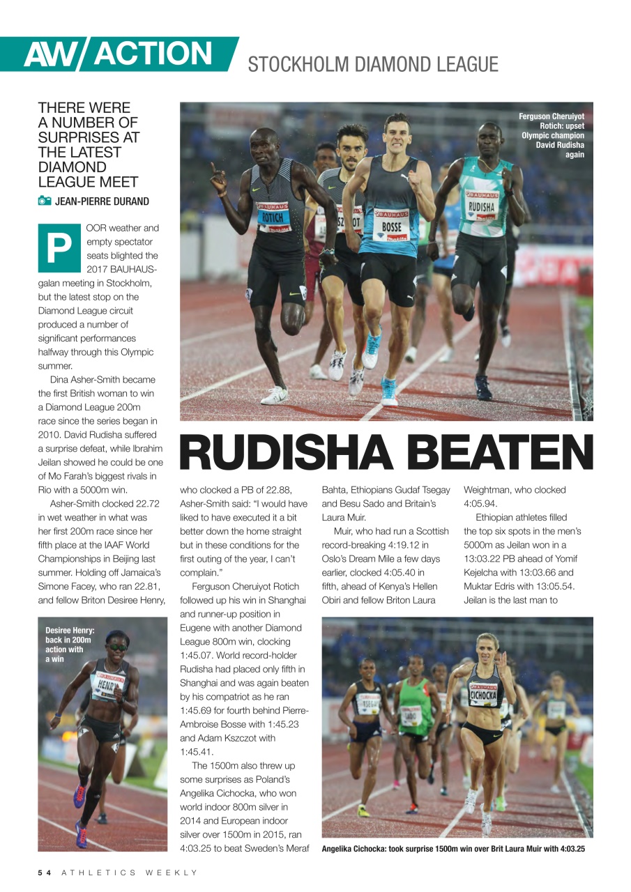 AW – Athletics Weekly Magazine Preview Pages