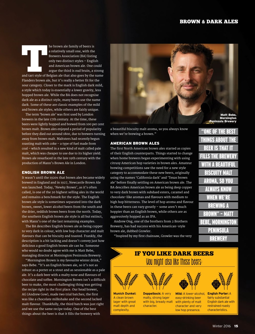 Beer and Brewer Preview Pages