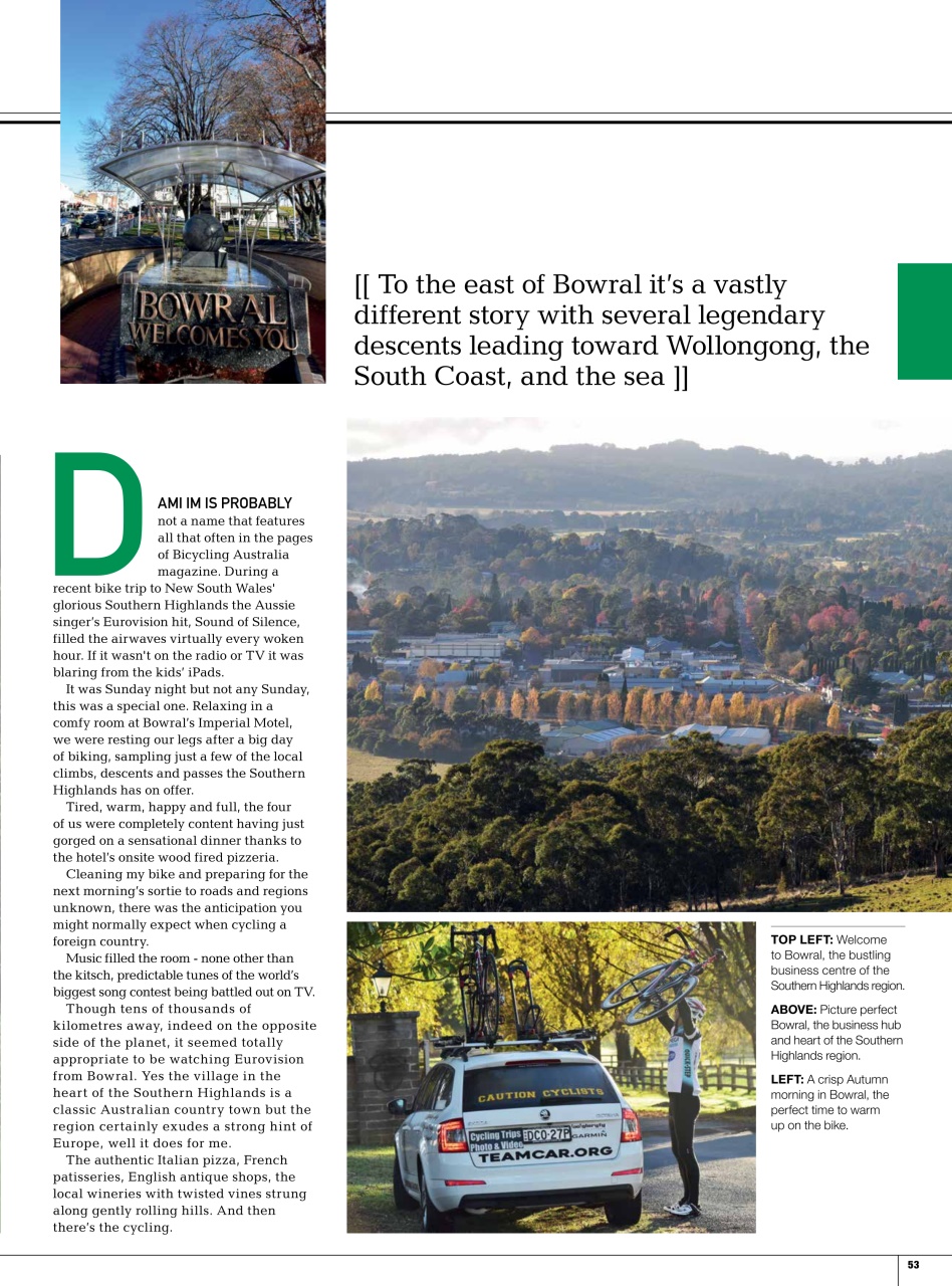 Bicycling Australia Preview Pages
