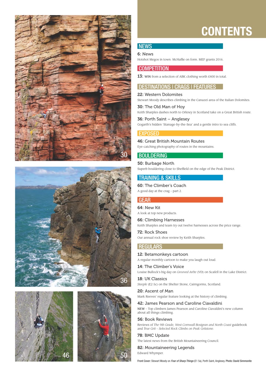 Climber Preview Pages