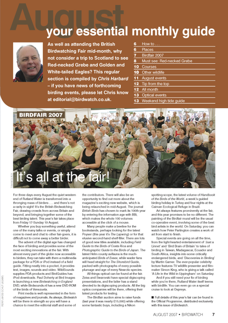 Birdwatch Magazine Preview Pages