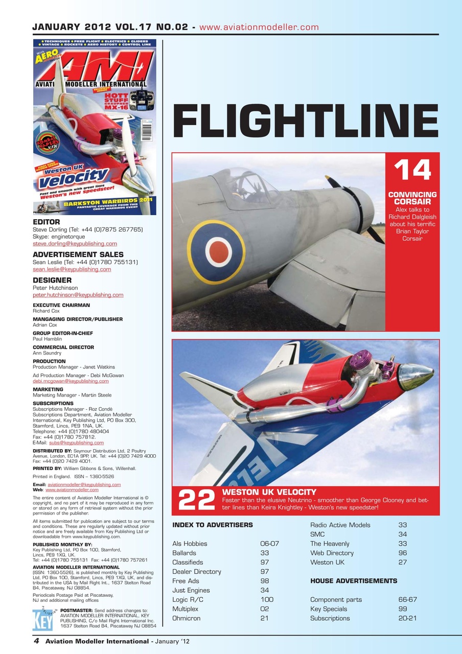 Aviation Modeller International Preview Pages