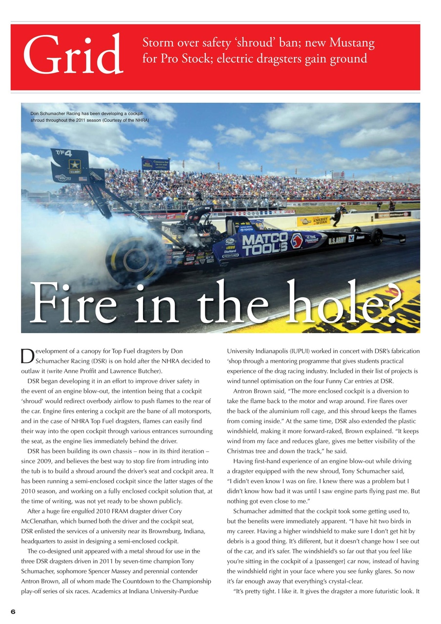 DRAG Race Technology Preview Pages