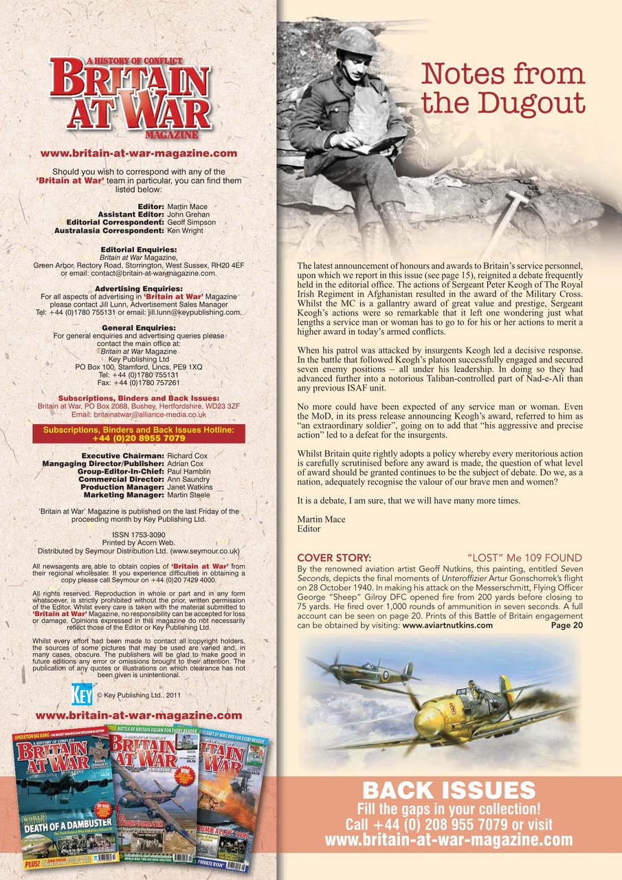 Britain at War Magazine Preview Pages