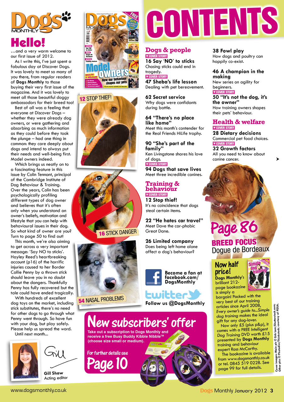 Dogs Monthly Preview Pages