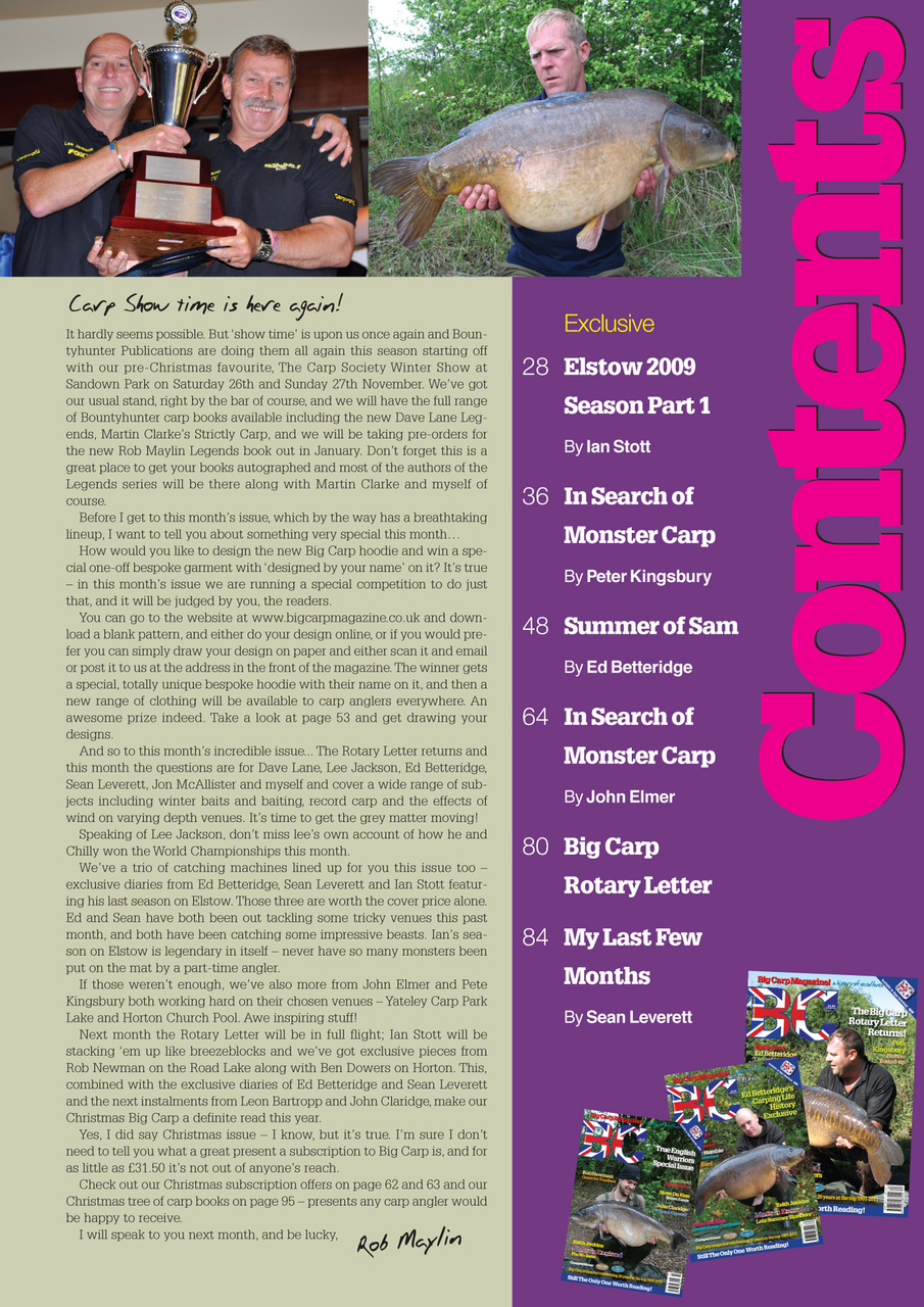 Big Carp Magazine Preview Pages