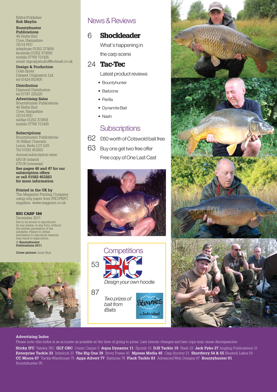 Big Carp Magazine Preview Pages