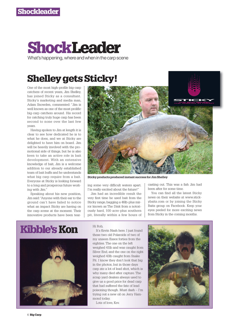 Big Carp Magazine Preview Pages