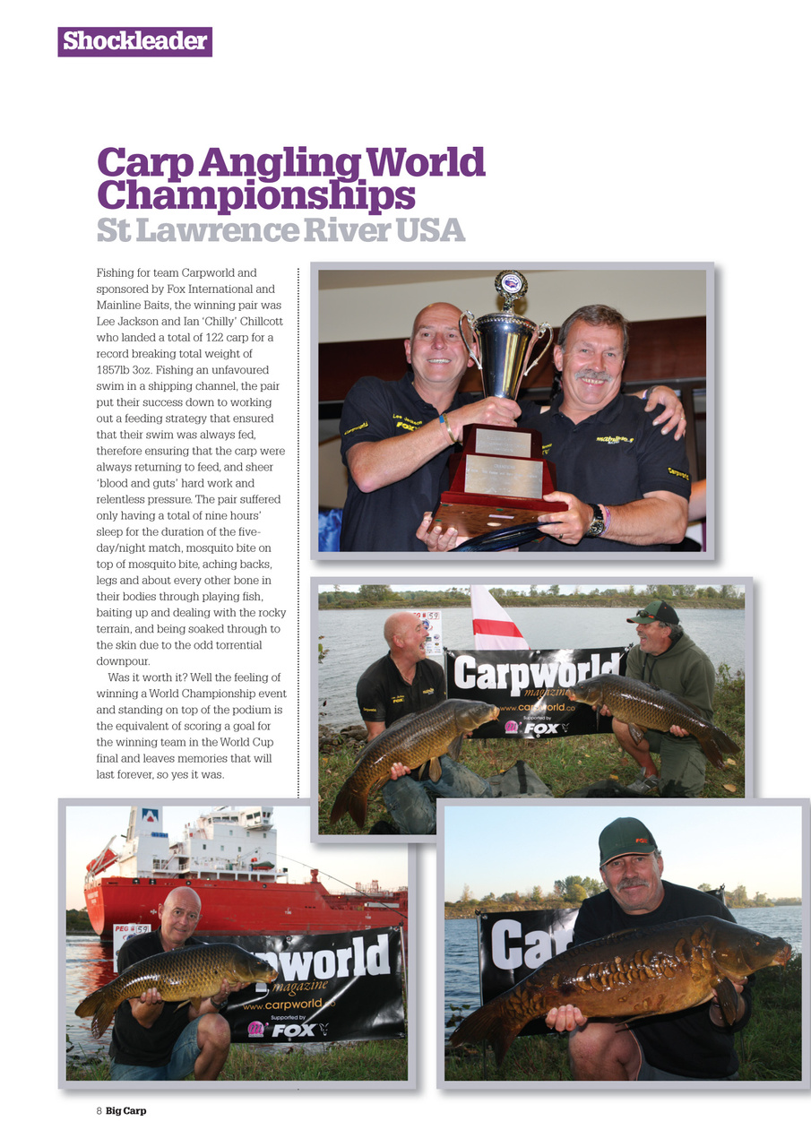 Big Carp Magazine Preview Pages
