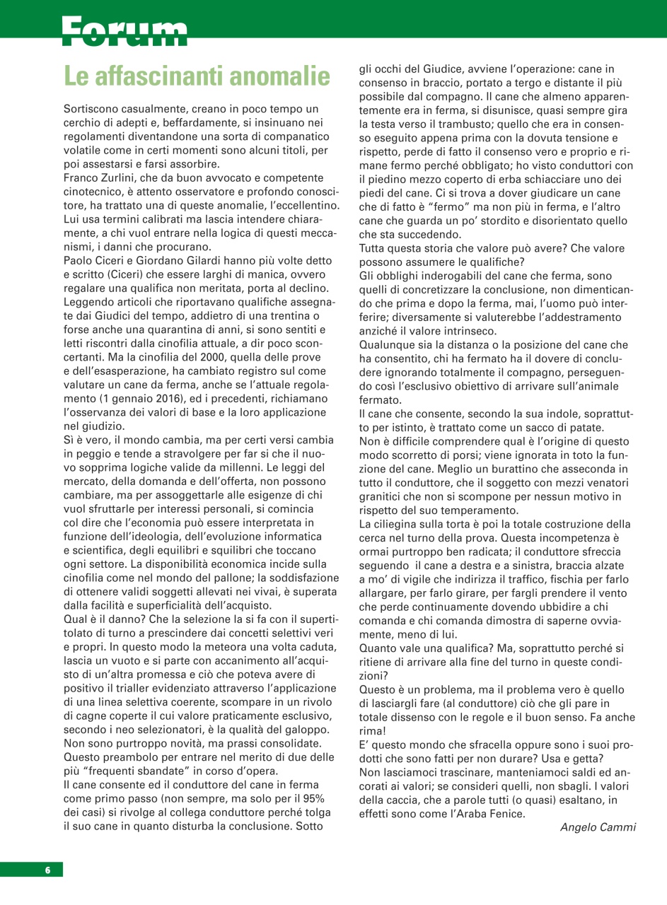 La Gazzetta Della Cinofilia Venatoria Preview Pages