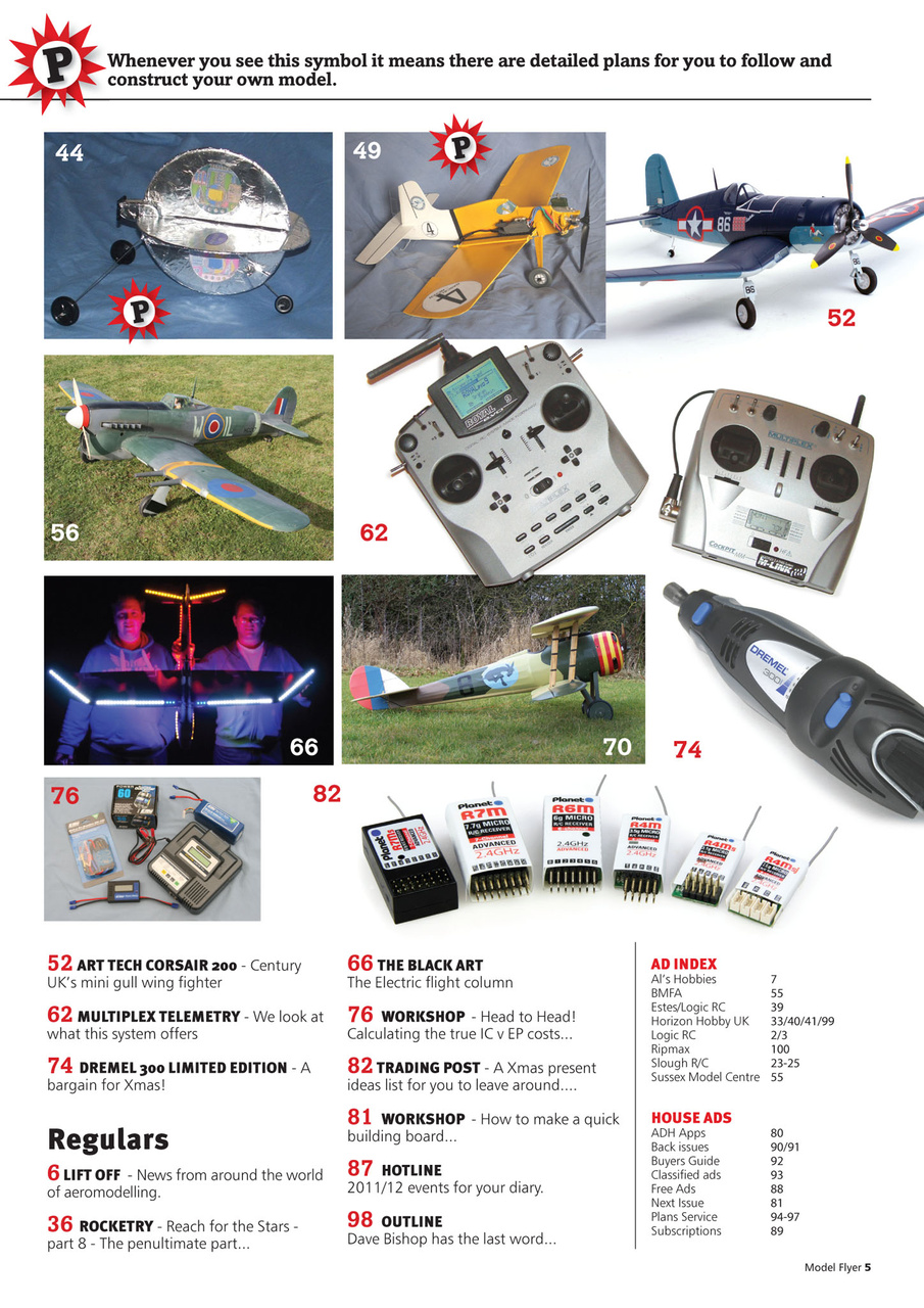 Radio Control Model Flyer Preview Pages