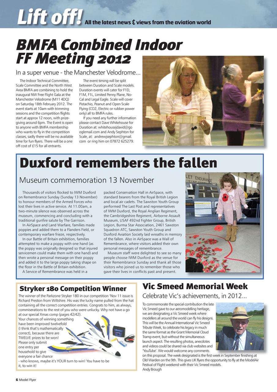 Radio Control Model Flyer Preview Pages