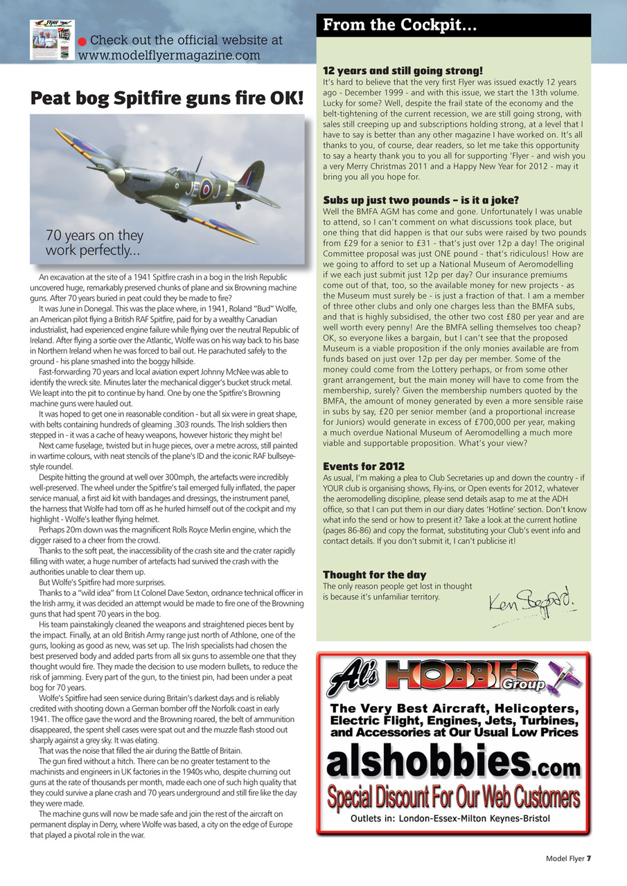 Radio Control Model Flyer Preview Pages