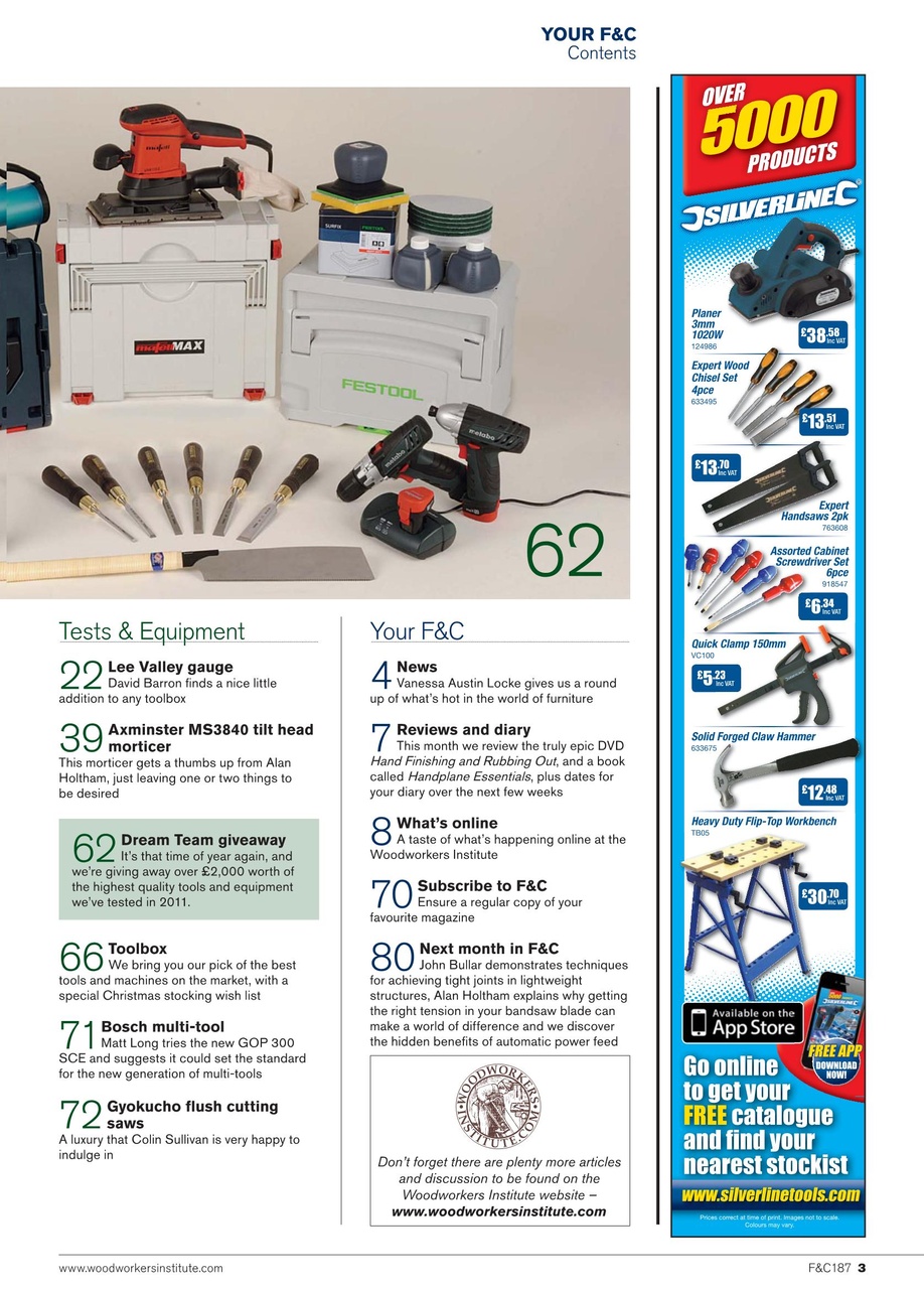 Furniture & Cabinetmaking Preview Pages