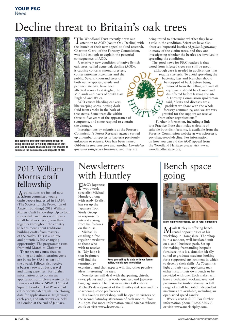 Furniture & Cabinetmaking Preview Pages