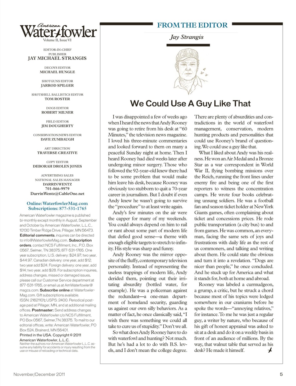 American Waterfowler Preview Pages