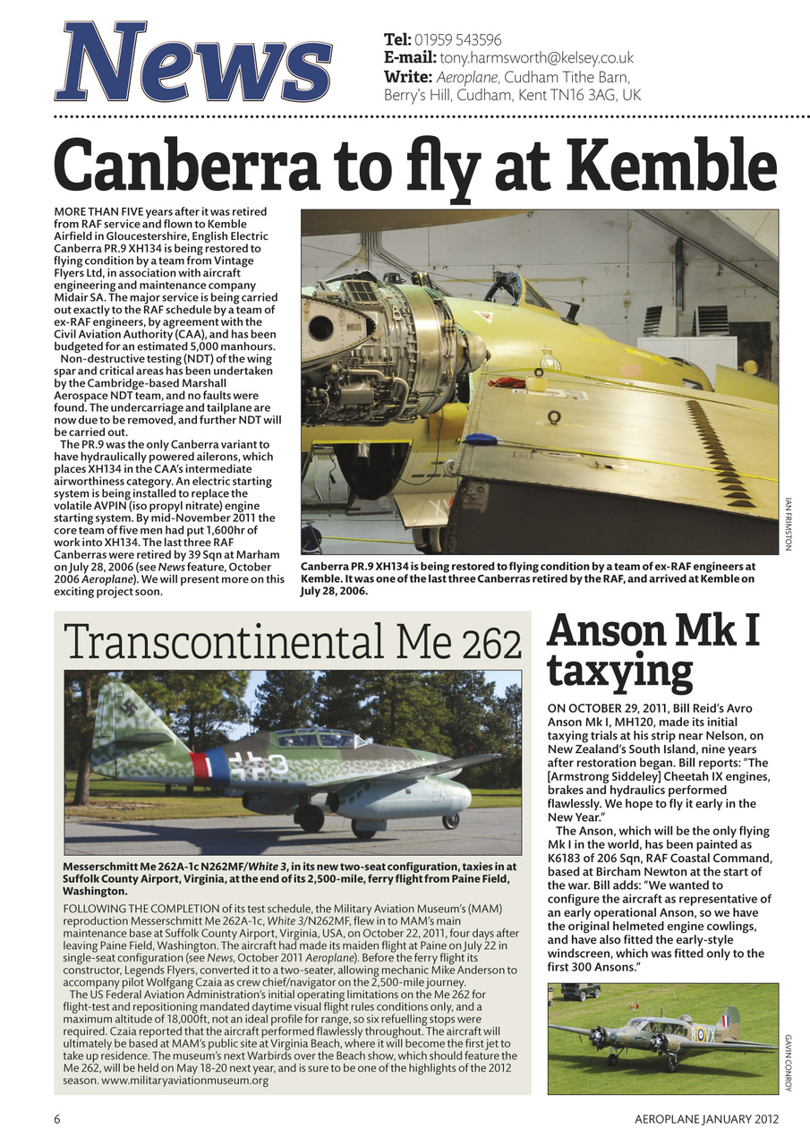 Aeroplane Preview Pages