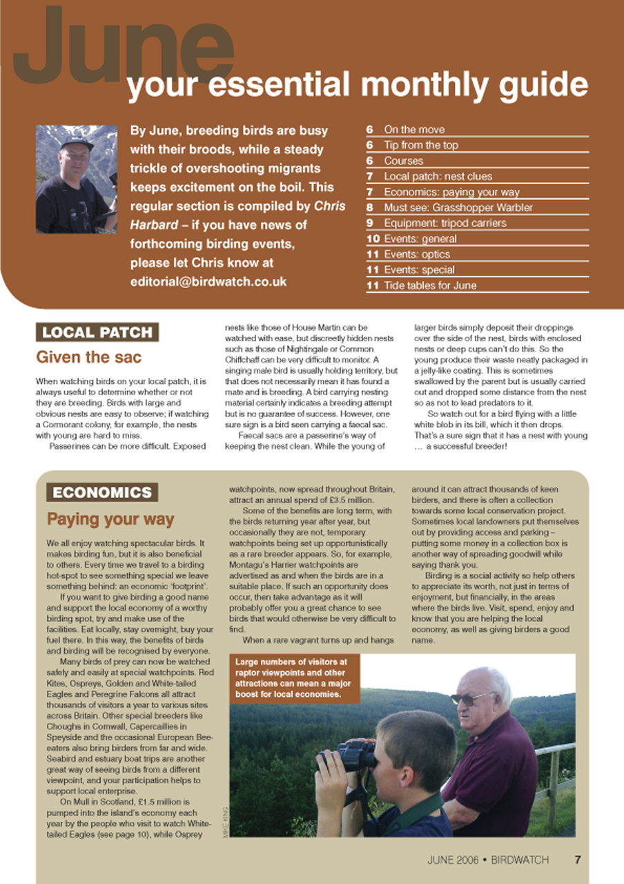 Birdwatch Magazine Preview Pages