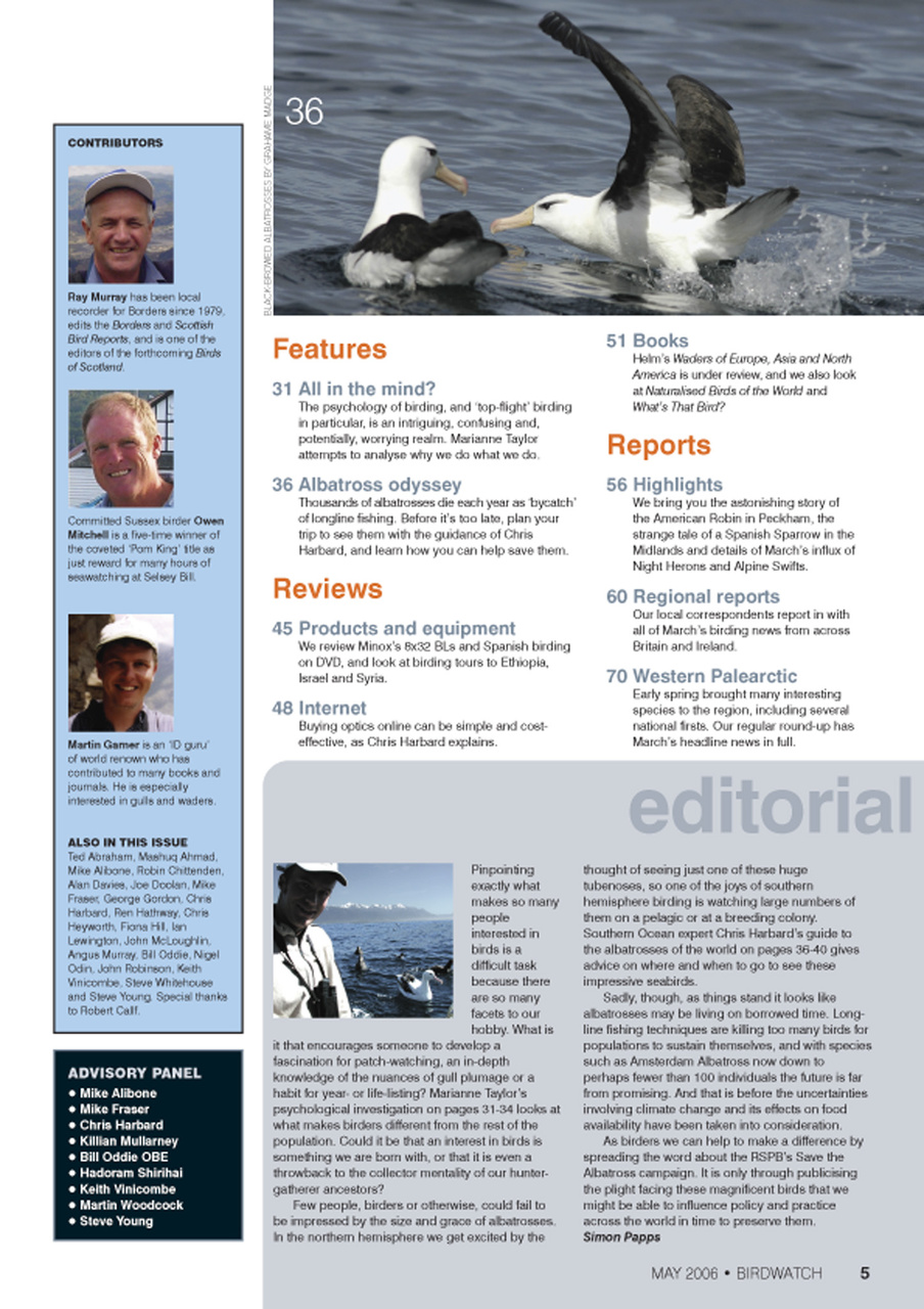 Birdwatch Magazine Preview Pages
