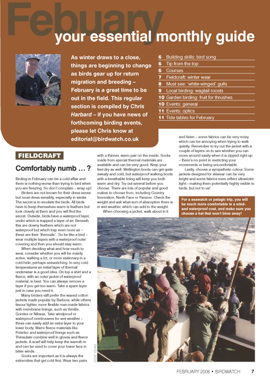 Birdwatch Magazine Preview Pages