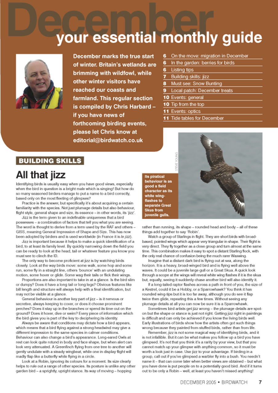 Birdwatch Magazine Preview Pages