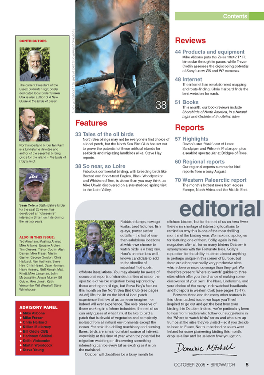 Birdwatch Magazine Preview Pages